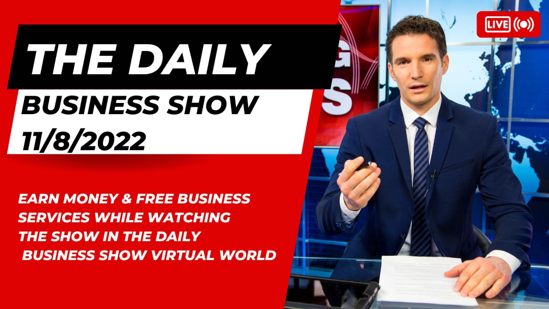 ⁣The Daily Business Show (Earn Free Money In Daily Business Show Virtual World)